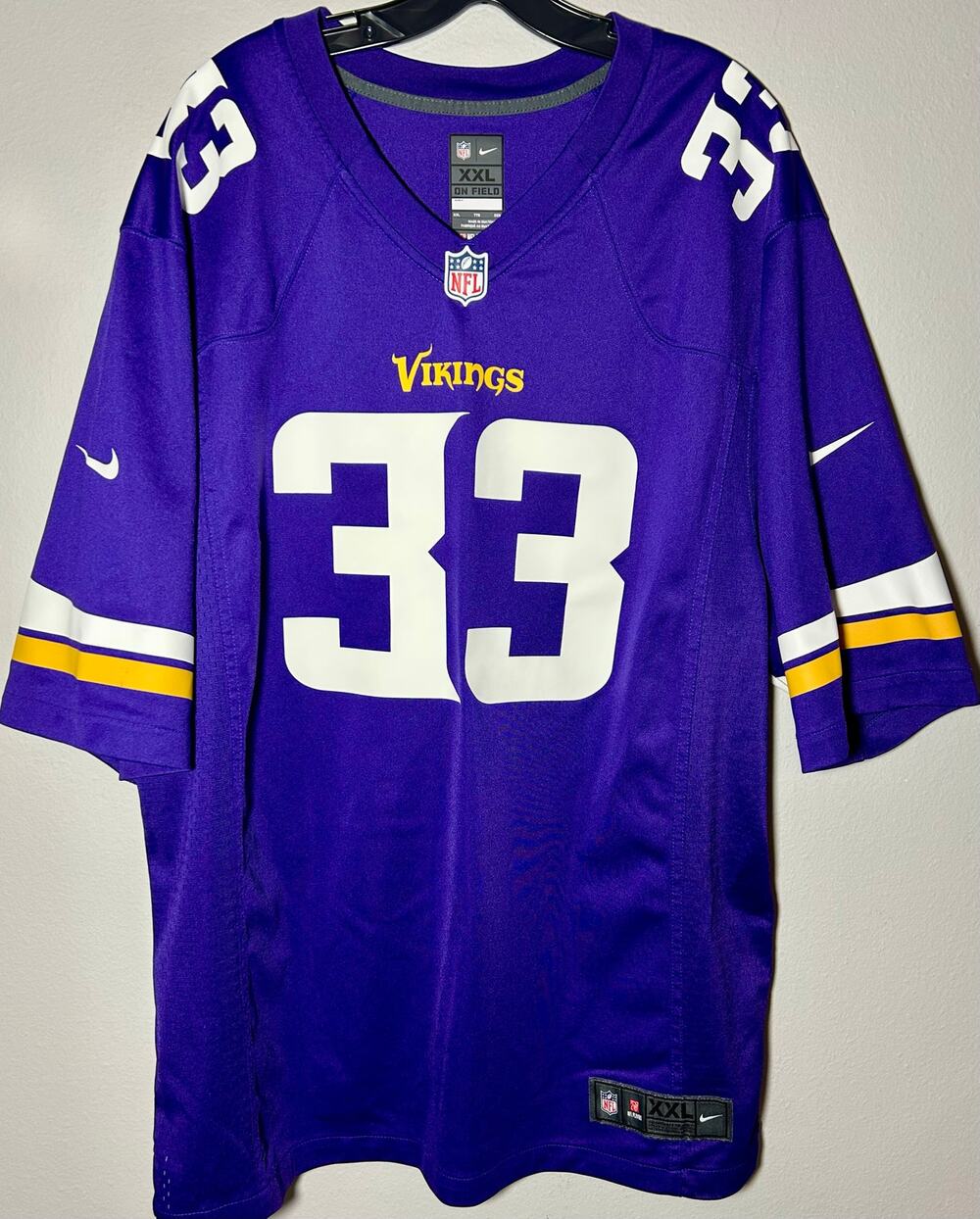 Minnesota Vikings Dalvin Cook #33 Nike On Field Purple NFL Football Jersey XXL